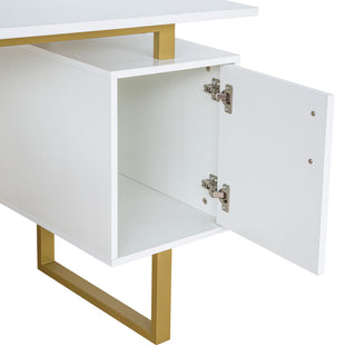 Arctic White Gaming Desk
