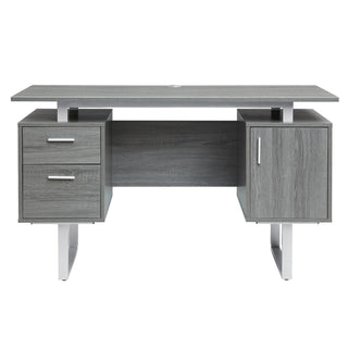 Arctic Grey Gaming Desk