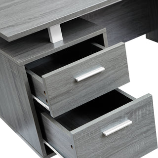 Arctic Grey Gaming Desk