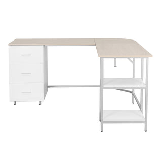 Dallas Sand L Shape Gaming Desk