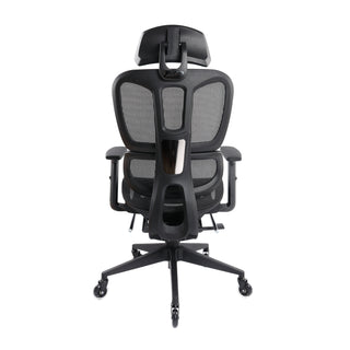 AirFlex2.0 Black Mesh Gaming Chair With Footrest