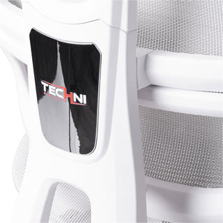 AirFlex2.0 White Mesh Gaming Chair with Foot Rest